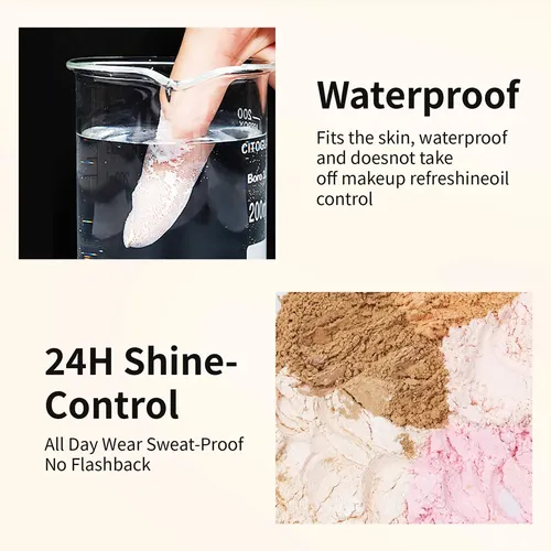 Wakeangel Polvo Fijador Mate Perlado Control Aceite Larga Du