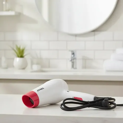 Secador De Pelo Atma 1200 W Shine Travel 2 Velocidades Plegable