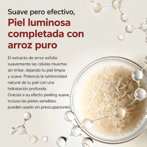 Set Exfoliante Facial De Niacinamida Dr Melaxin Rice Peel Sh
