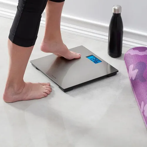 Balanza Digital Taylor de Vidrio y Acero Inoxidable de 181 kg