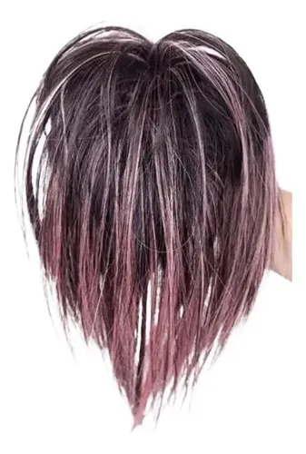 Moño Clipin Postizo Simulación Cabello Natural