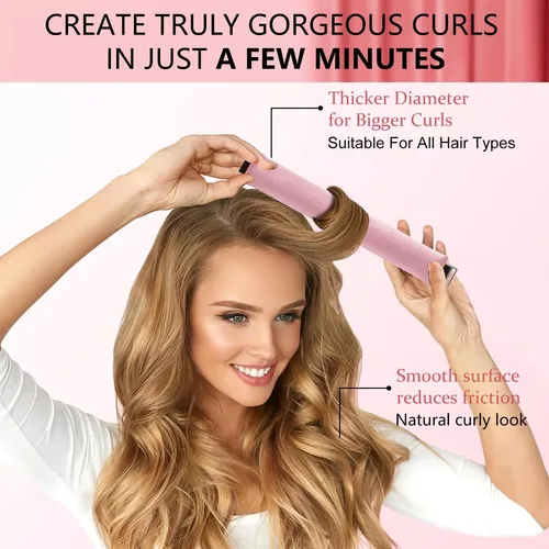 Juego De Rizadores Hair Roller Kureyon Jumbo Heatless De 4 P