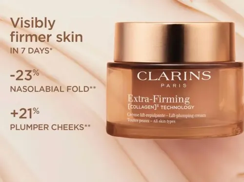 Clarins – Extra Firming Collagen Technology Lift-plumping Todo Tipo De Piel Día/noche