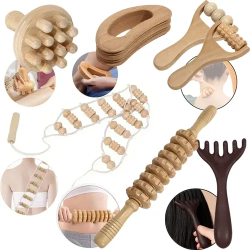 Cuerpo De Madera Para Uso Doméstico Manual Con Rodillo