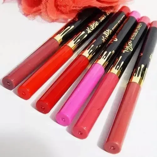 Set 6 Delineadores Labios Crayon Retractil 6 Colores