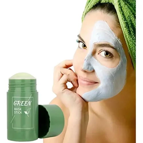 Máscara De Té Verde En Barra, Té Verde, Lista Para El Acné,