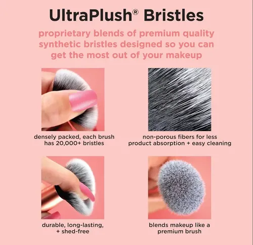 Real Techniques Set Brochas Everyday Essentials Originales!!