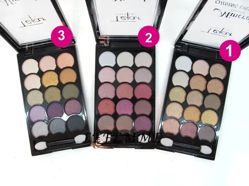 15 Sombras Para Ojos Tonos Satinados Tejar En Lefemme