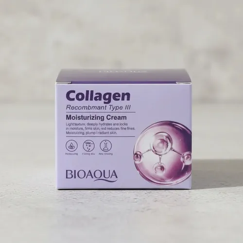 Crema Facial Colágeno Hidratante Antiage 50ml Bioaqua Todo Tipo De Piel Día/noche