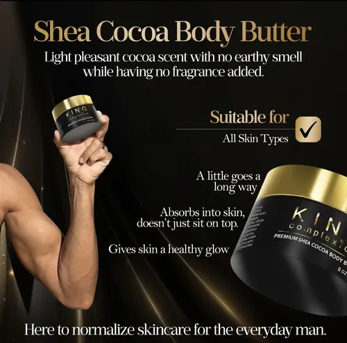 Manteca Corporal King Complexion, Karité Y Cacao, 240 Ml, Or