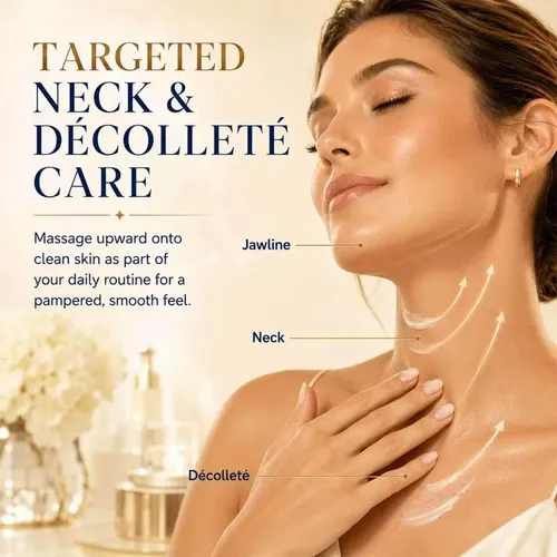 Crema Antiedad Para Cuello Con Peptidos Para Piel Suave Fragrance-free