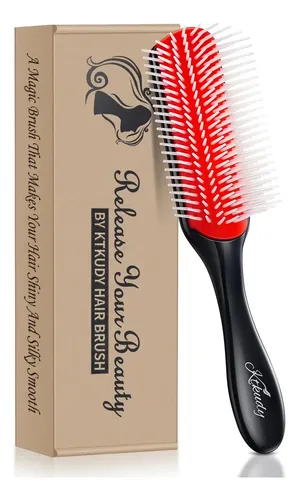 Cepillo Para Cabello Rizado, Peinar, 9 Filas Z