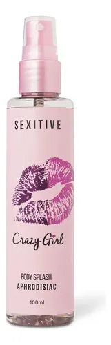 Sexitive Crazy Girl Feromonas Body Splash 100 Ml Femenino