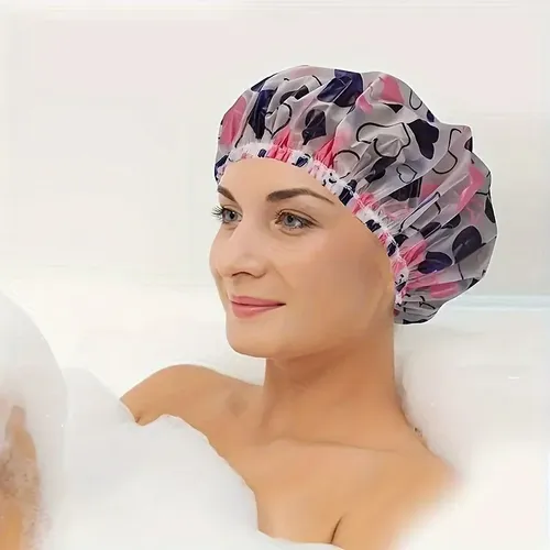 Paquete De 4 Gorras Reutilizables Para Ducha Y Baño En Color