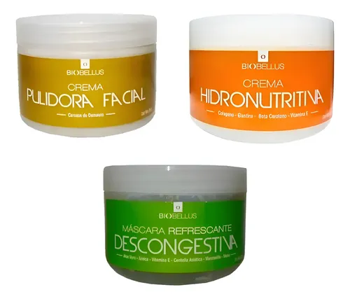 Kit Exfoliante Hidronutritivo Descongestivo Biobellus 250ml