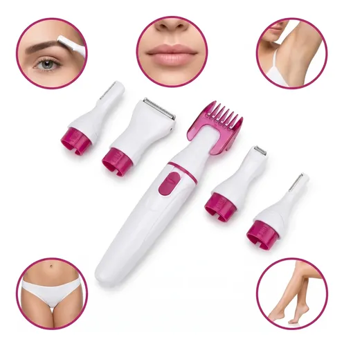 Depiladora Mujer 5en1 Facial Corporal Cejas Eléctrica