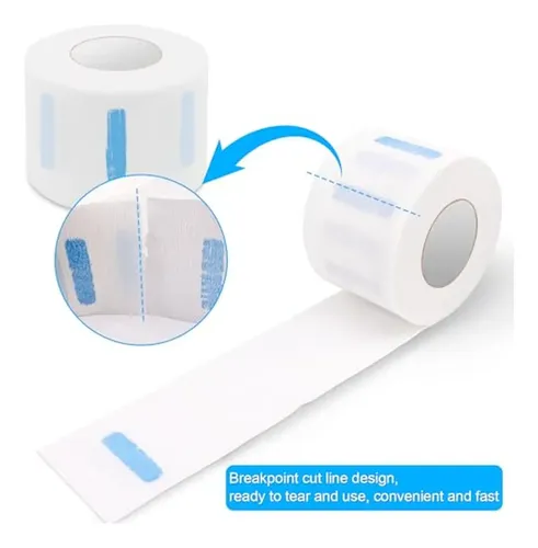 Tiras Desechables De Papel De Barbero Para Cuello Nicemovic,