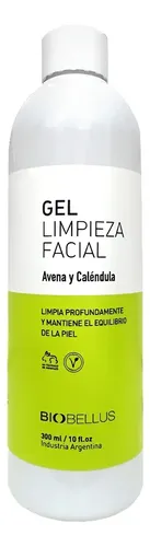 Gel Limpieza Facial Avena Calendula Vegan 300ml Biobellus
