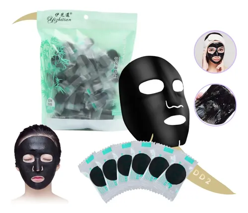 Mascarilla Comprimida Facial Pastilla Cápsula X50 Carbon