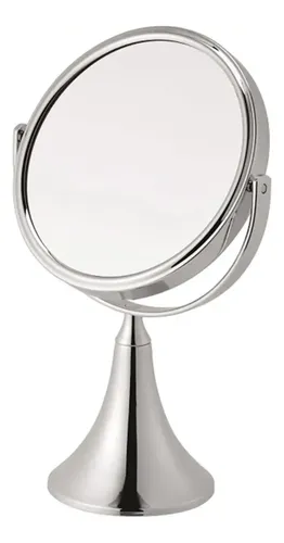 Espejo Cromado Doble Faz – Aumento X3 – 15.24cm Cromado