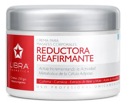 Libra Crema Reductora Y Reafirmante Corporal 500g Cafeina