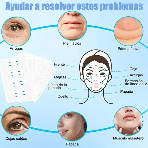 120 Piezas Face Lift Tape Para Rostro – Cintas Elásticas