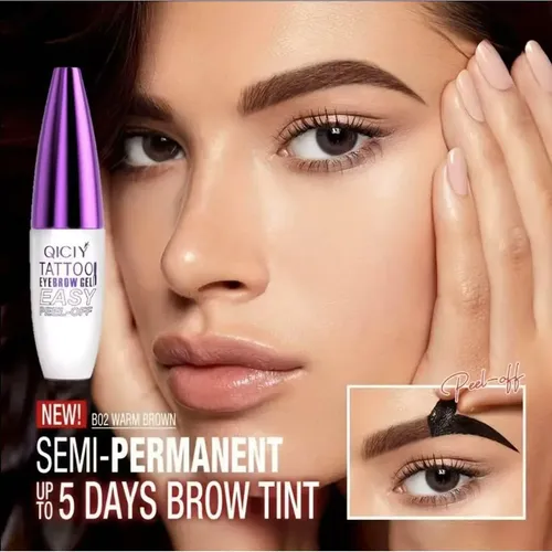 Gel De Color Para Cejas Peel Off Resistente Al Agua 2 Piezas