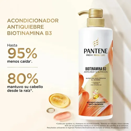 Acondicionador Pantene Anti Caida Con Biotinamina B3 X510ml