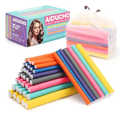 Aiducho Rizadores Sin Calor: Set De 42 Piezas Para Diario