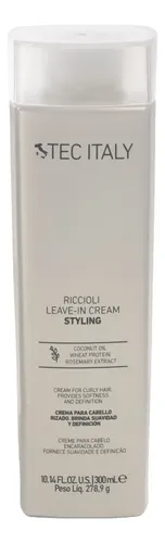 Tec Italy Riccioli Leave In Cream Crema Para Definir Rizos