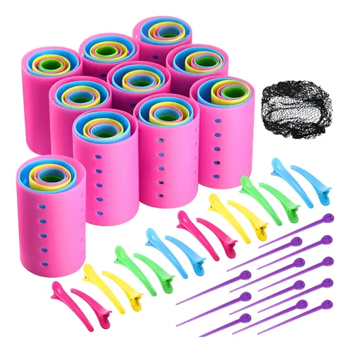 Juego De Rulos Para Cabello Willbond 141 Piezas Multicolor