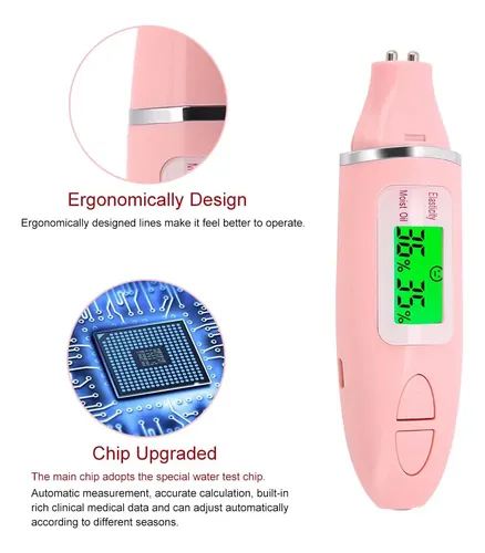 Medidor De Humedad Sen Skin Digital Precision Lcd Display