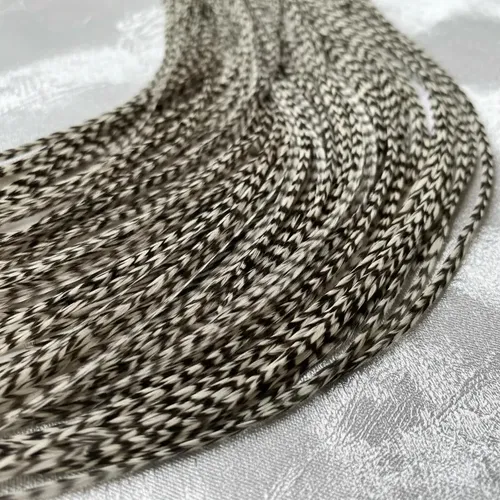 Plumas Para El Pelo “20 sombras de Grey”, Extensiones De Plumas Largas CON LAZO Y RINGS DE COLOCACIÓN