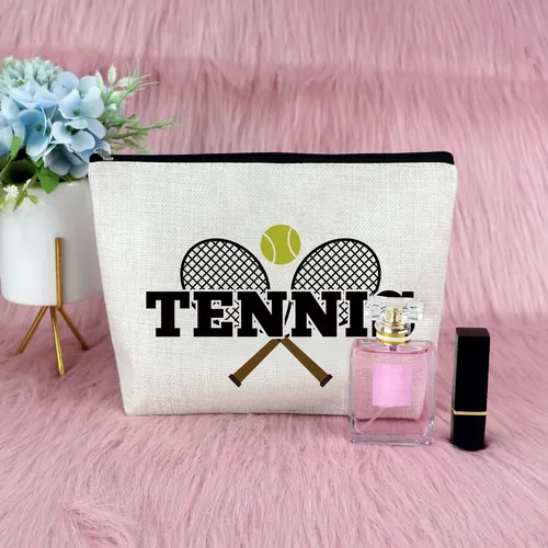 Bolsa De Maquillaje Sfodiary Para Amantes Del Tenis, Regalo
