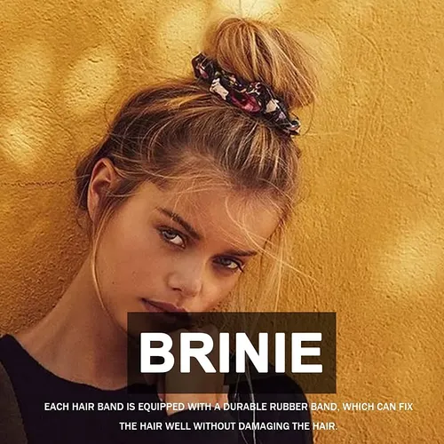 Brinie Pearl Scrunchie – Cintas Elásticas Para El Pelo, Colo
