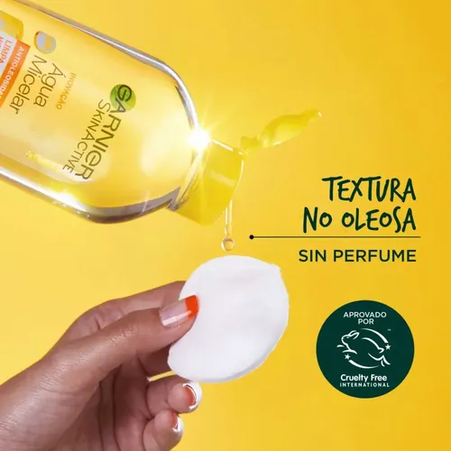 Garnier Skin Active Agua Micelar con Vitamina C 400 ml