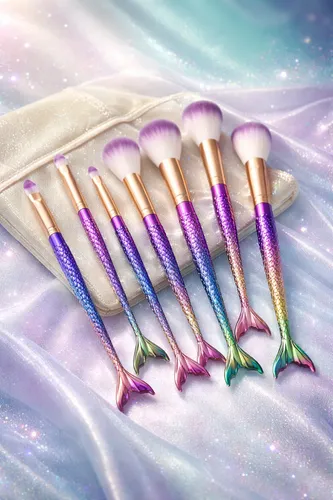 Set De Brochas Sirena X 7 Piezas