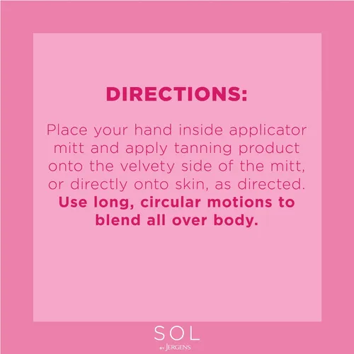 Aplicador Autobronceador Mitt Jergens Sol Flawless Blender