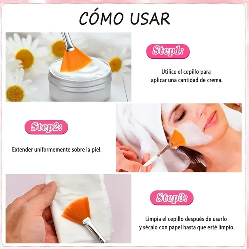 32 Brochas Para Mascarillas Faciales Premium Serum Spa