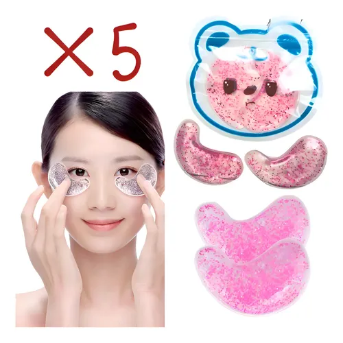 Pack X5 Pares Parches Gel Ojeras Reutilizables Reafirmantes