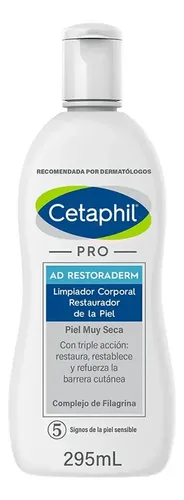 Limpiador Corporal Restaurador de la Piel Cetaphil Pro Ad Restoraderm para Pieles Atópicas