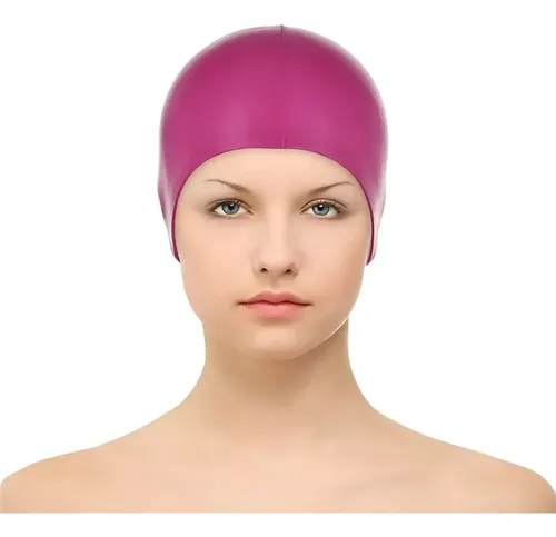 Gorro Natación Arena Classic Adulto Unisex Nadar Traje Baño Color Rosa Diseño De La Tela Lisa Talla Adultos