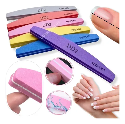 Lima Sponge Buffer 100/180 Dd2 Uñas Esculpidas Manicuria Lun