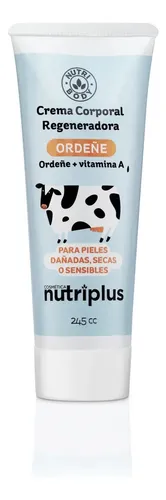 Crema Corporal Regeneradora Ordeñe + Vitamina A Nutriplus Aroma Suave