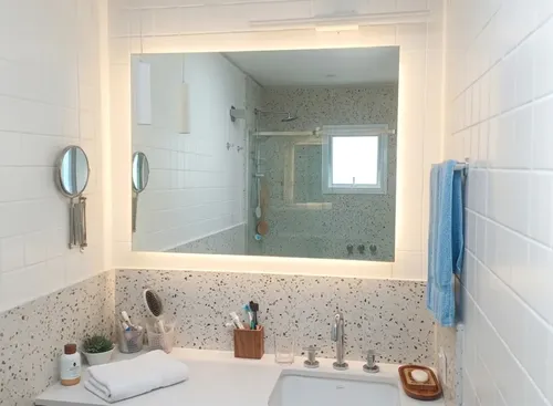 Espejo Luz Led Táctil Para Baño