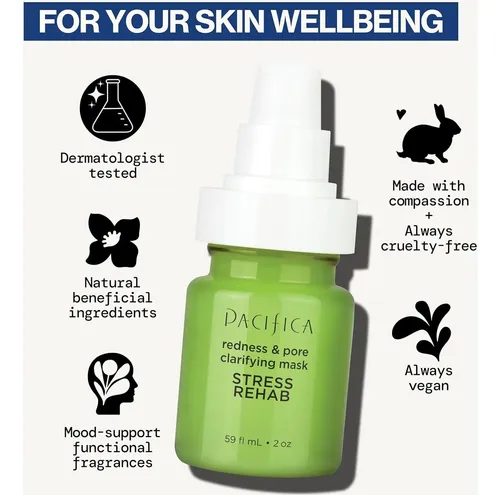 Mascarilla Calmante Pacífica Stress Rehab Niacinamida