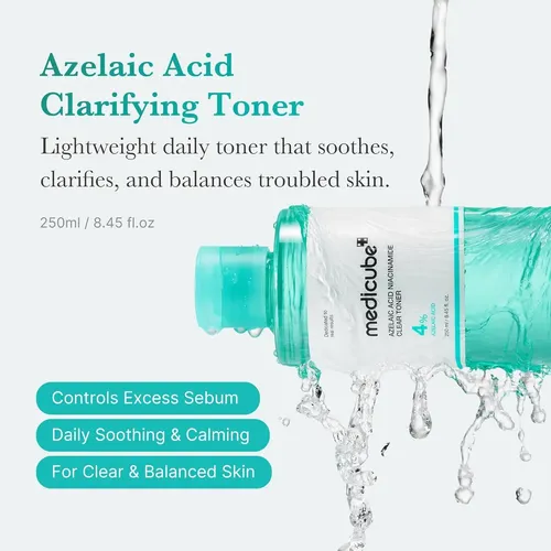 Tónico Medicube Azelaic Acid Niacinamide Claridad Y Calma Acneica Día/noche