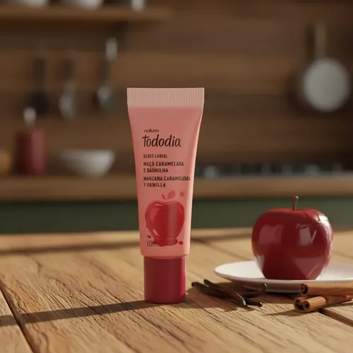 Gloss Labial Tododía Manzana Caramelizada Y Vainilla Natura