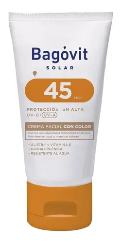 Bagóvit Solar Facial Con Color Fps 45 50grs