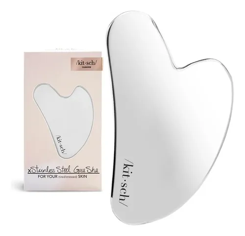 Herramientas Faciales Kitsch De Acero Inoxidable Gua Sha, Ro
